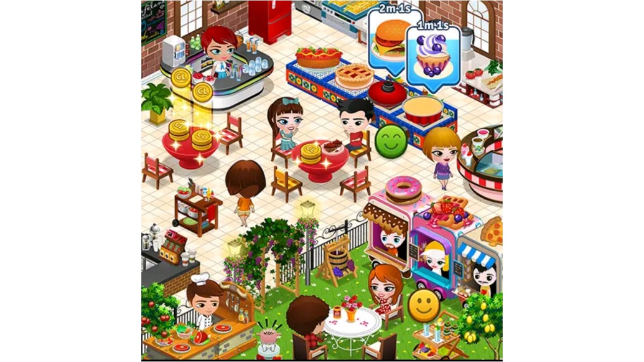 Cafeland – Jogo de Restaurante v1.8.5 Apk Mod [Money/Dinheiro