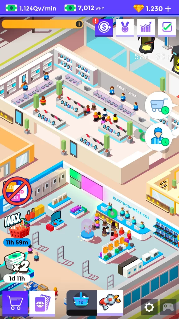 Idle Supermarket Tycoon