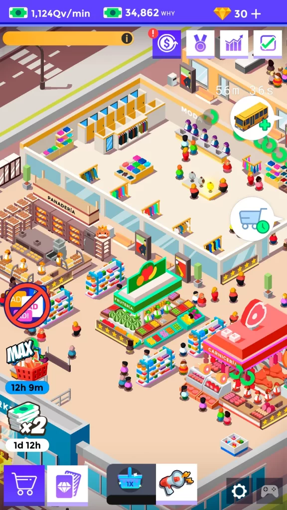 Idle Supermarket Tycoon