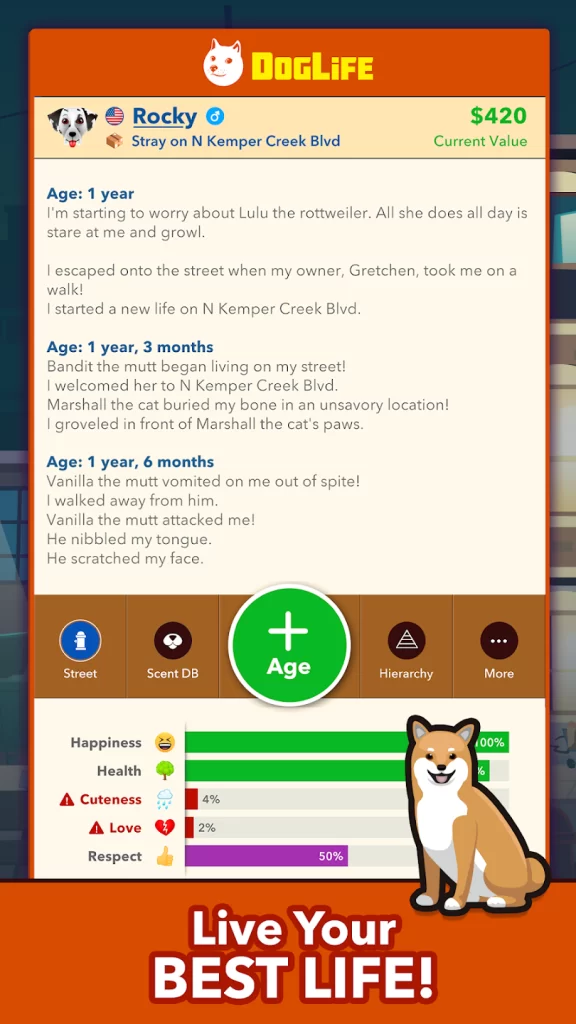 doglife apk mod premium apkhackmod.com