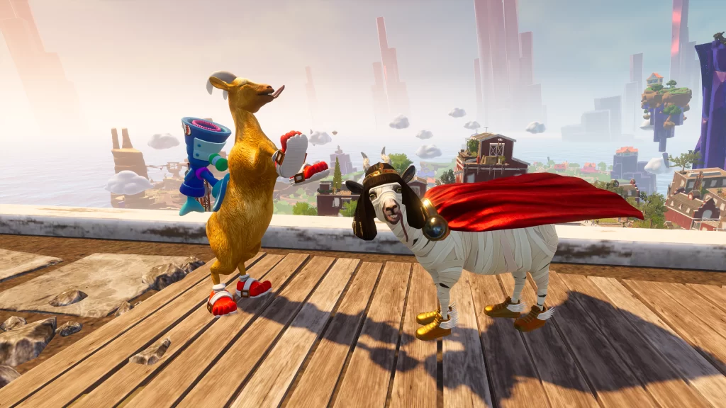 Gameplay de Goat Simulator 3 Multiverse no Android