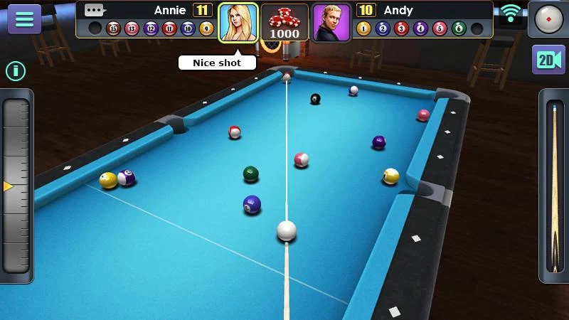 3D Pool Ball MOD APK Linha Infinita