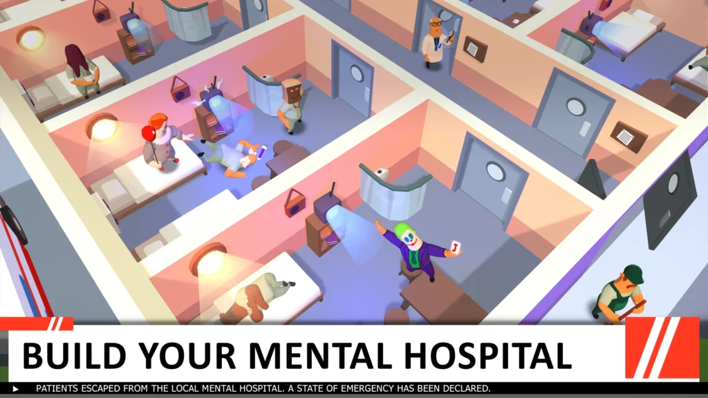 Idle Mental Hospital Tycoon Mod Apk Dinheiro Infinito